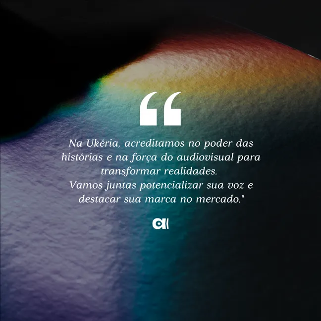 Arte com uma citação sobre o poder das histórias